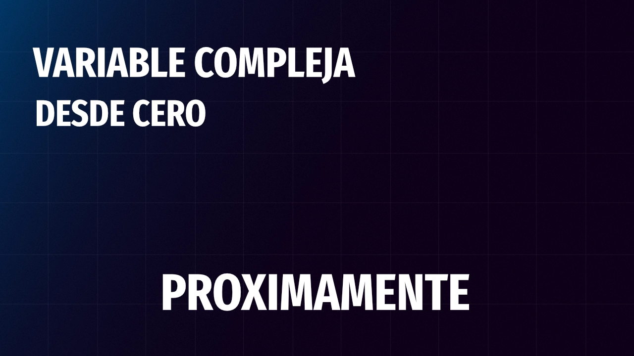 Protegido: Variable compleja